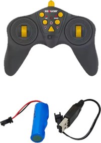 LEAN Toys Diaľkovo ovládané stavebné sklápacie auto RC LED svetlá 1:24