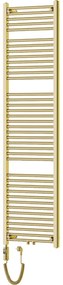 Mexen Mars, elektrické vykurovacie teleso 1800 x 500 mm, 600 W, zlatá lesklá, W110-1800-500-2600-50