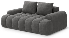 Sivá zamatová pohovka 175 cm Linz – Cosmopolitan Design