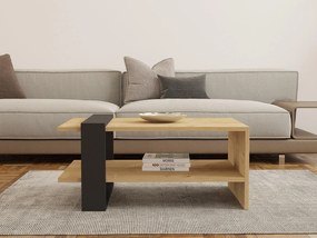Konferenčný stolík Vipoba (antracit + dub) . Vlastná spoľahlivá doprava až k Vám domov. 1093185