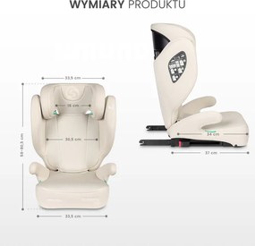 Autosedačka CARETERO BREEZY FIX BLACK (100-150cm)