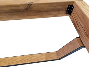 Postel z masivu dubu VIVIENNE+ lamelový rošt ZADARMO 180x200 cm