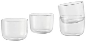 Muuto Poháre Corky Glasses, nízke clear, set 4 ks