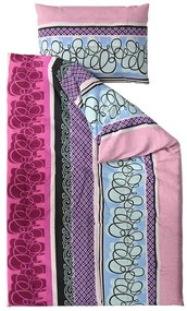 Krepové obliečky z Renforcé bavlny PURPLE SPIN farebné Rozmer obliečky: 70 x 90 cm | 140 x 200 cm