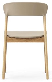Stolička Herit Chair – piesková/dub