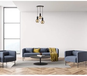 Luster na lanku JANTAR WOOD 3xE27/60W/230V pr. 30 cm