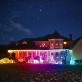 Twinkly lights DUAL chain PRO, čierna, 2×125 RGB LED, 2×12,5 m