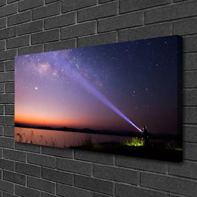 Obraz Canvas Hviezdy noc mliečna dráha 140x70 cm