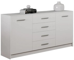 Komoda DUO 2D4S biela