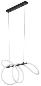 LED luster na lanku FLEXI LED/36W/230V 4000K čierny