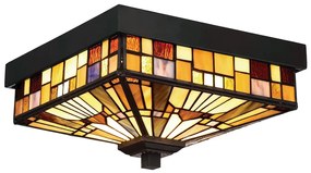 Elstead QZ-INGLENOOK-F - Vonkajšie stropné svietidlo INGLENOOK 2xE27/60W/230V IP44 ED0178