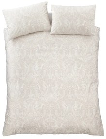 Béžové zamatové obliečky na jednolôžko 135x200 cm Bridgerton Regal Birds – Catherine Lansfield