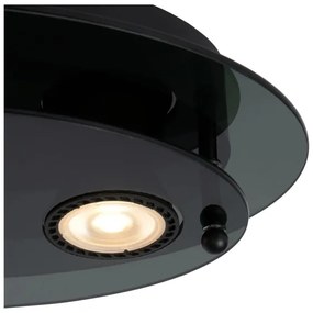 Lucide 79181/02/30 - Stropné svietidlo OKNO 2xGU10/5W/230V čierna