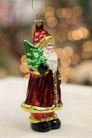 Klasik závesná vianočná ozdoba Mikuláš 12cm