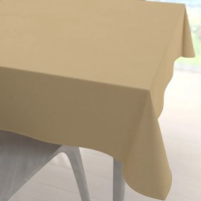 Biante Veľký dekoračný štvorcový obrus BKU-107 Pieskovo béžový 270x270 cm