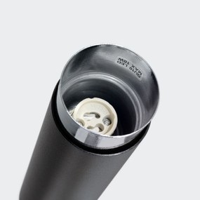 Stropné svietidlo Nero, 1x čierne kovové tienidlo, (22,5 cm), ch