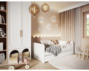 Biela detská posteľ s matracom/s roštom 80x160 cm Duuli – ELTAP