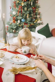 Bella Rose Porcelánový hrnček Šťastné a Veselé s mačkou 350 ml