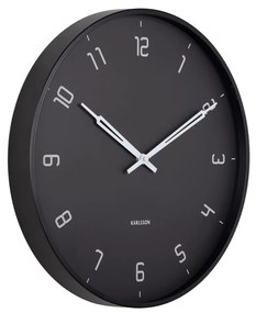Nástenné hodiny Karlsson 5950BK, 40cm