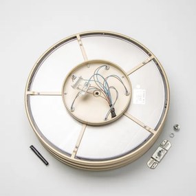 Brilagi - LED Krištáľové stropné svietidlo VELURE 5xE14/40W/230V zlatá