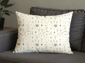 Obliečka na vankúš z mikrovlákna INSECTA 70x90 cm, krémová