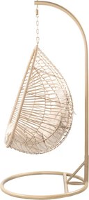 Závesné kreslo SOLEI béžové 848228