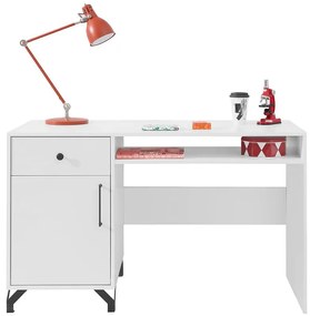 Písací stôl Bergen Be9 BielyLux/Biely Lesk