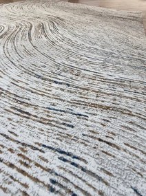 HU Sivo-modrý moderný koberec Luxess 31331-Blue Rozmer: 80x150 cm