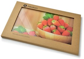 Skleněné krájecí prkénko Aria STRAWBERRIES 20x30 cm vícebarevné