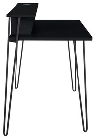 Čierny pracovný stôl Støraa New Haven