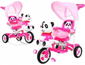 SporTrike Trojkolka 3v1 PANDA A23-2 - ružová