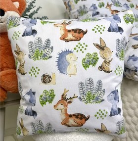 Detská bavlnená obliečka Ježko 40x40 cm – zips