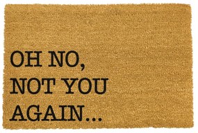 Rohožka z prírodného kokosového vlákna Artsy Doormats Oh No Not You Again, 40 x 60 cm