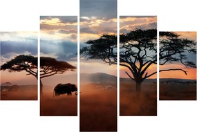Obraz - Národný park Serengeti, Tanzánia, Afrika (150x105 cm)