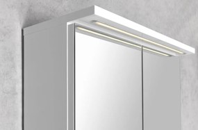 Aqualine, KAWA STRIP Galérka s LED osvetlením 60x70x22cm, biela, WGL60S