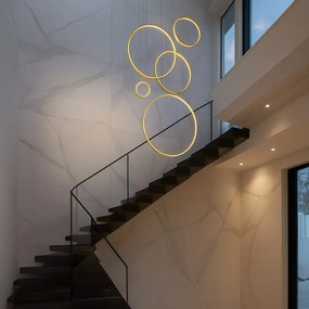 Závesné LED svietidlo Saturno, 5x LED 100w, 4000k, g
