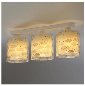 Dalber D-41413E - Detské stropné svietidlo CLOUDS 3xE27/60W/230V