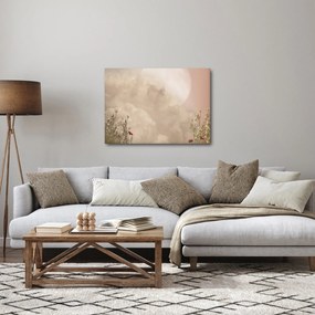 Obraz - Ružový spln (70x50 cm)