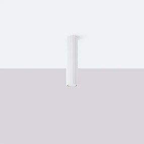 Sollux SL.1532 - Bodové svietidlo KARBON 1xGU10/10W/230V 30 cm biela