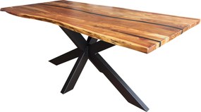 XXXLutz JEDÁLENSKÝ STÔL, akácia, farba akácie, 180/90/76 cm P & B - Stoly - 002741019802