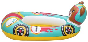 Lean Toys Bestway detský nafukovací čln – medvedík 34170