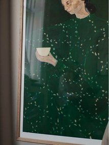 Plagát 30x40 cm Coffee Alone At Place De Clichy – Sofia Lind – The Poster Club