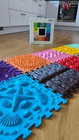 OrtoNature Masážne ortopedické podložky súprava 8 ks - Cesta ježka