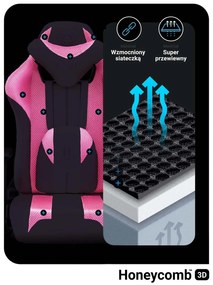 Látkové herné kreslo Diablo X-Player 2.0 Normal Size, Marshmallow Pink/ ružové