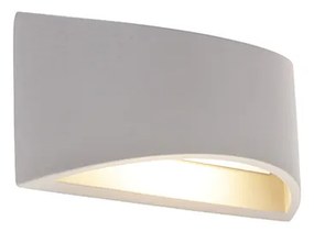 Priemyselná nástenná lampa sivá betón - Creil