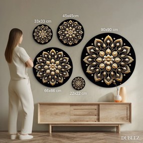 DUBLEZ | Bodkovaná mandala na stenu