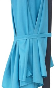 Nástenný slnečník Casoria 3 m polyester hliník/oceľ - tyrkysová