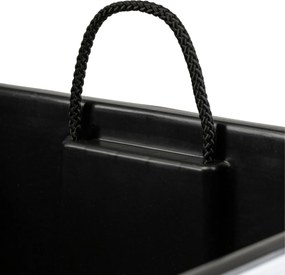 PLASTOVÝ KVETINÁČ PORTO RIFLO 57X29,5X29,5 CM BIELA