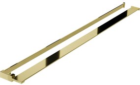 Mexen príslušenstvo, polička/držiak na uteráky pre sprchovú zástenu (max 140cm), zlatá lesklá, 800-02-50