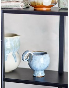 Svetlomodré šálky v súprave 4 ks na cappuccino z kameniny 250 ml Avonlea – Bloomingville